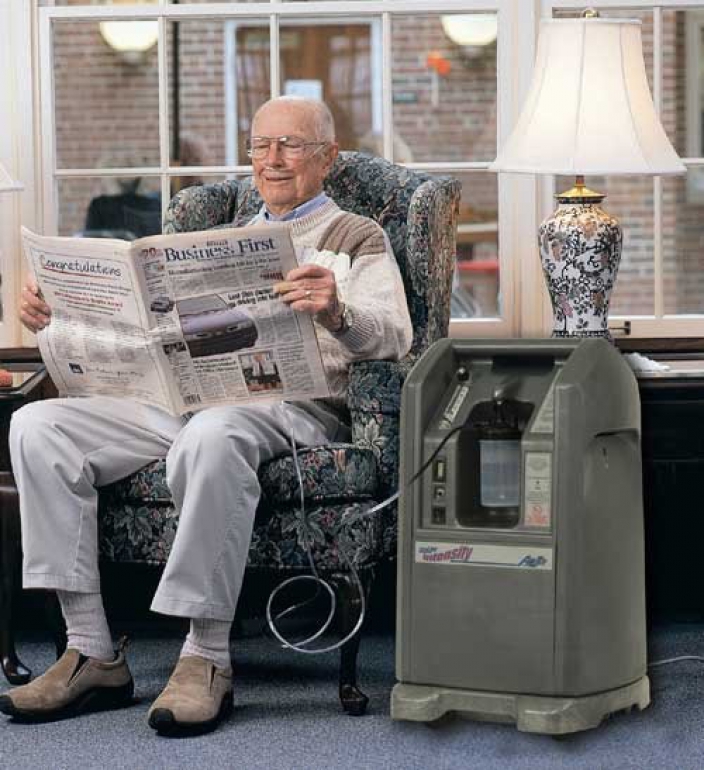 Photo of the NewLife Intensity in use in someone's residence.